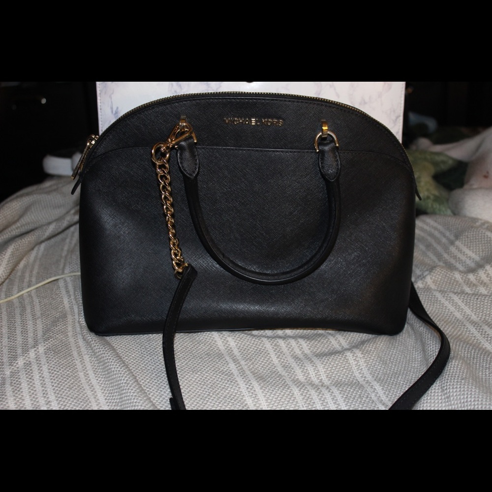 Black Michael kors purse bag
